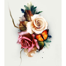 Charger l'image dans la galerie, Fleur - peinture en diamant complet - 30x40cm