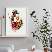 Charger l'image dans la galerie, Fleur - peinture en diamant complet - 30x40cm