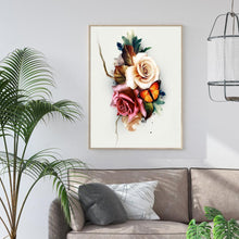 Charger l'image dans la galerie, Fleur - peinture en diamant complet - 30x40cm