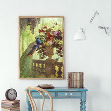 Charger l'image dans la galerie, Peafowl - peinture en diamant complet - 30x40cm