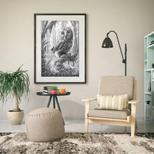 Charger l'image dans la galerie, Hibou - diamant rond complet - 30x40cm