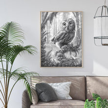 Charger l'image dans la galerie, Hibou - diamant rond complet - 30x40cm