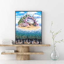 Charger l'image dans la galerie, Île de mer - peinture complète de diamant - 30x40cm