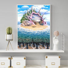 Charger l'image dans la galerie, Île de mer - peinture complète de diamant - 30x40cm