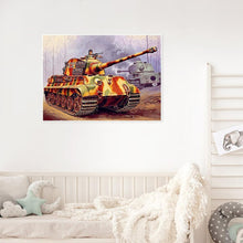 Charger l'image dans la galerie, Réservoir de soldat - diamant rond complet - 40x30cm