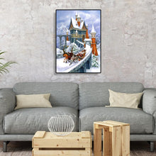Charger l'image dans la galerie, Château de Santa - diamant rond complet - 30x40cm