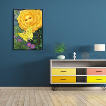 Charger l'image dans la galerie, Fleur de papillon - diamant rond complet - 30x40cm