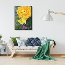 Charger l'image dans la galerie, Fleur de papillon - diamant rond complet - 30x40cm