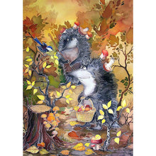 Charger l'image dans la galerie, Hérisson - diamant rond complet - 30x40cm