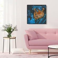Charger l'image dans la galerie, Tigre de feuille - diamant rond complet - 30x30cm