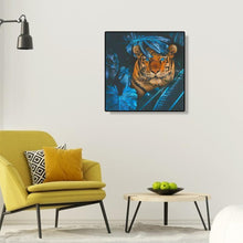 Charger l'image dans la galerie, Tigre de feuille - diamant rond complet - 30x30cm