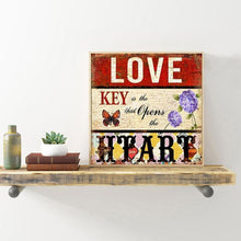 Charger l'image dans la galerie, Mot positif - diamant rond complet - 35x35cm