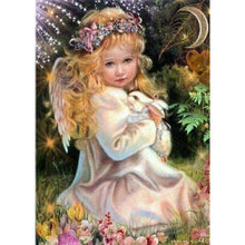 Charger l'image dans la galerie, Bébé d’ange - peinture complète de diamant - 40x30cm