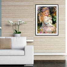 Charger l'image dans la galerie, Bébé d’ange - peinture complète de diamant - 40x30cm