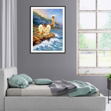 Charger l'image dans la galerie, Bébé d’ange - peinture complète de diamant - 40x30cm