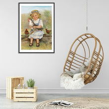 Charger l'image dans la galerie, Bébé d’ange - peinture complète de diamant - 40x30cm
