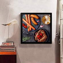 Charger l'image dans la galerie, Yummy food - peinture diamant pleine - 30x30cm