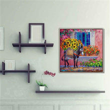 Charger l'image dans la galerie, Fleurs d’âne - diamant rond complet - 30x30cm