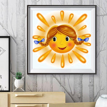 Charger l'image dans la galerie, Tournesol - diamant rond complet - 30x30cm