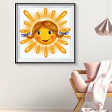 Charger l'image dans la galerie, Tournesol - diamant rond complet - 30x30cm
