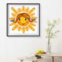 Charger l'image dans la galerie, Tournesol - diamant rond complet - 30x30cm
