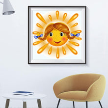 Charger l'image dans la galerie, Tournesol - diamant rond complet - 30x30cm