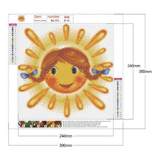 Charger l'image dans la galerie, Tournesol - diamant rond complet - 30x30cm