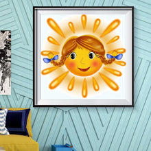 Charger l'image dans la galerie, Tournesol - diamant rond complet - 30x30cm