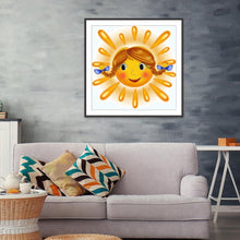 Charger l'image dans la galerie, Tournesol - diamant rond complet - 30x30cm
