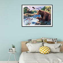 Charger l'image dans la galerie, Animals world - diamant rond complet - 40x30cm