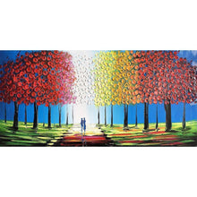 Charger l'image dans la galerie, Fleurs - peinture complète de diamant - 95x40cm