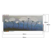 Charger l'image dans la galerie, Fleurs - peinture complète de diamant - 95x40cm