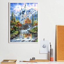 Charger l'image dans la galerie, Château fantastique - peinture en diamant complet - 30x40cm