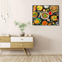 Charger l'image dans la galerie, Nourriture - peinture complète de diamant - 40x30cm