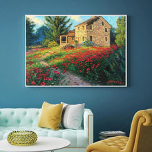 Charger l'image dans la galerie, Maison de fleurs - peinture en diamant complet - 40x30cm