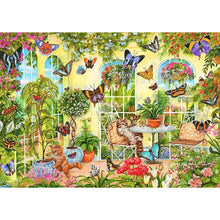Charger l'image dans la galerie, Chat papillon - peinture de diamant complète - 40x30cm