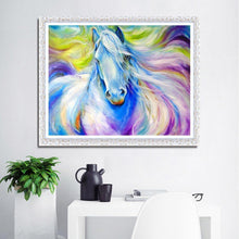 Charger l'image dans la galerie, Peinture de cheval - peinture complète de diamant - 40x30cm