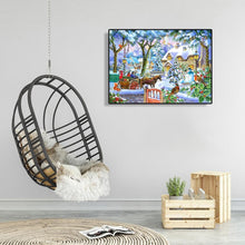 Charger l'image dans la galerie, Maison de neige - peinture complète de diamant - 40x30cm