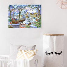 Charger l'image dans la galerie, Maison de neige - peinture complète de diamant - 40x30cm