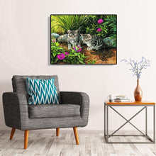 Charger l'image dans la galerie, Chat - peinture en diamant complet - 40x30cm