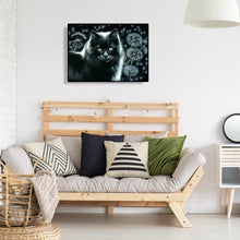 Charger l'image dans la galerie, Chat - peinture en diamant complet - 40x30cm