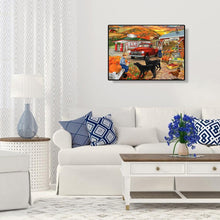 Charger l'image dans la galerie, Ferme heureuse - peinture en diamant complet - 40x30cm