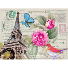 Charger l'image dans la galerie, Timbre de tour - peinture complète de diamant - 40x30cm
