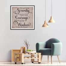 Charger l'image dans la galerie, Phrase - peinture en diamant complet - 30x30cm