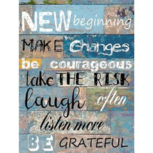 Charger l'image dans la galerie, Phrase anglaise - peinture en diamant complet - 40x30cm