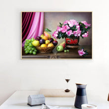 Charger l'image dans la galerie, Fleur - peinture en diamant complet - 40x30cm