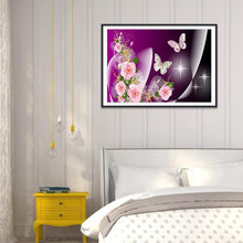 Charger l'image dans la galerie, Papillon fantastique - peinture en diamant complet - 40x30cm