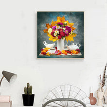Charger l'image dans la galerie, Vase à fleurs - peinture en diamant complet - 30x30cm