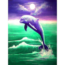 Charger l'image dans la galerie, Dolphin - peinture en diamant complet - 40x30cm