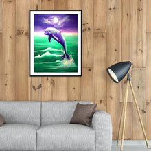 Charger l'image dans la galerie, Dolphin - peinture en diamant complet - 40x30cm
